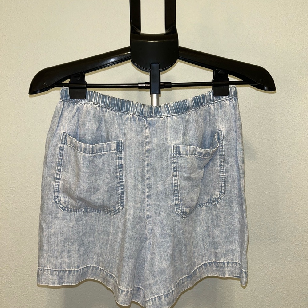 NWT Splendid Denim Blue High Waist Women's Shorts - Picture 2 of 3